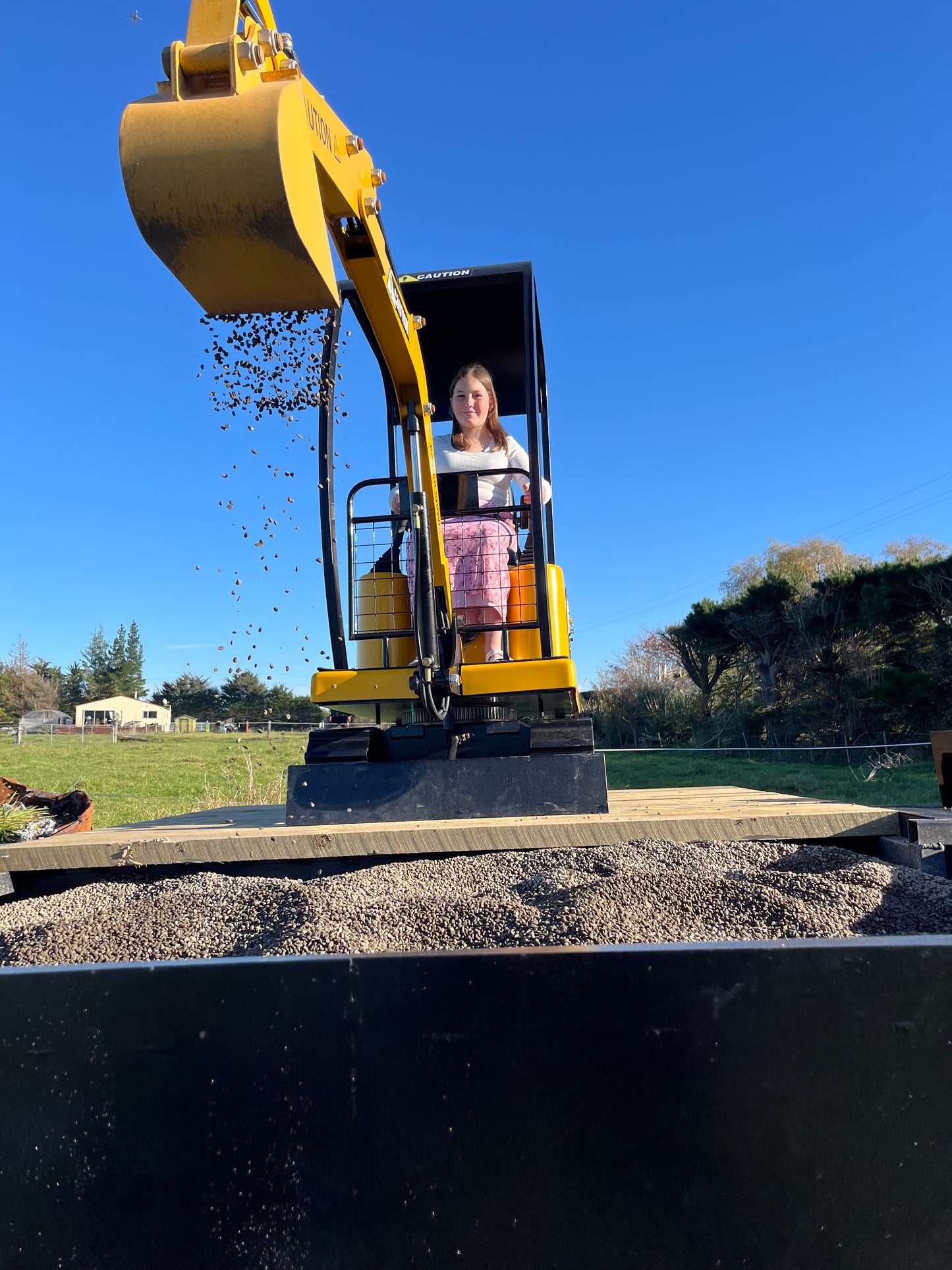 Children's Mini Digger Hire