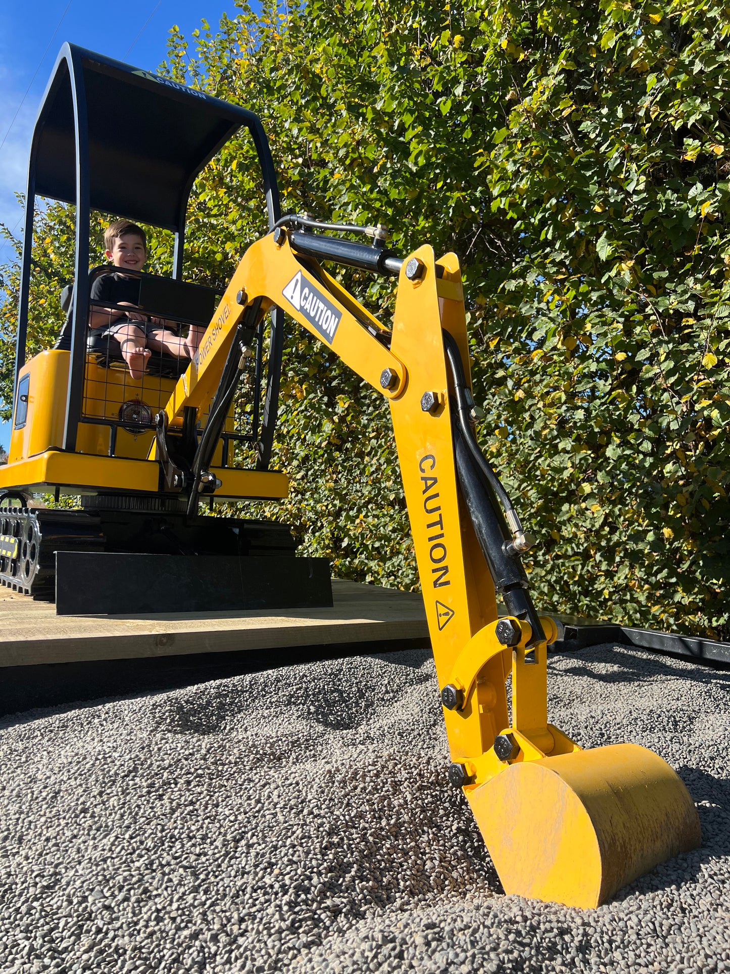 yellow digger hire kid