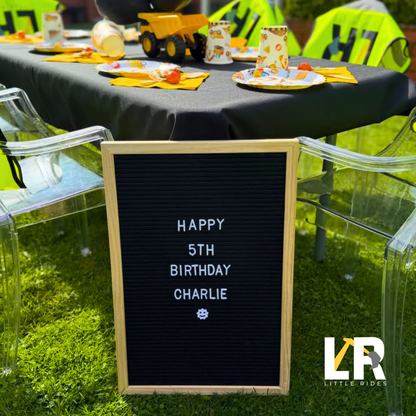 Construction Party Table & Chair Set