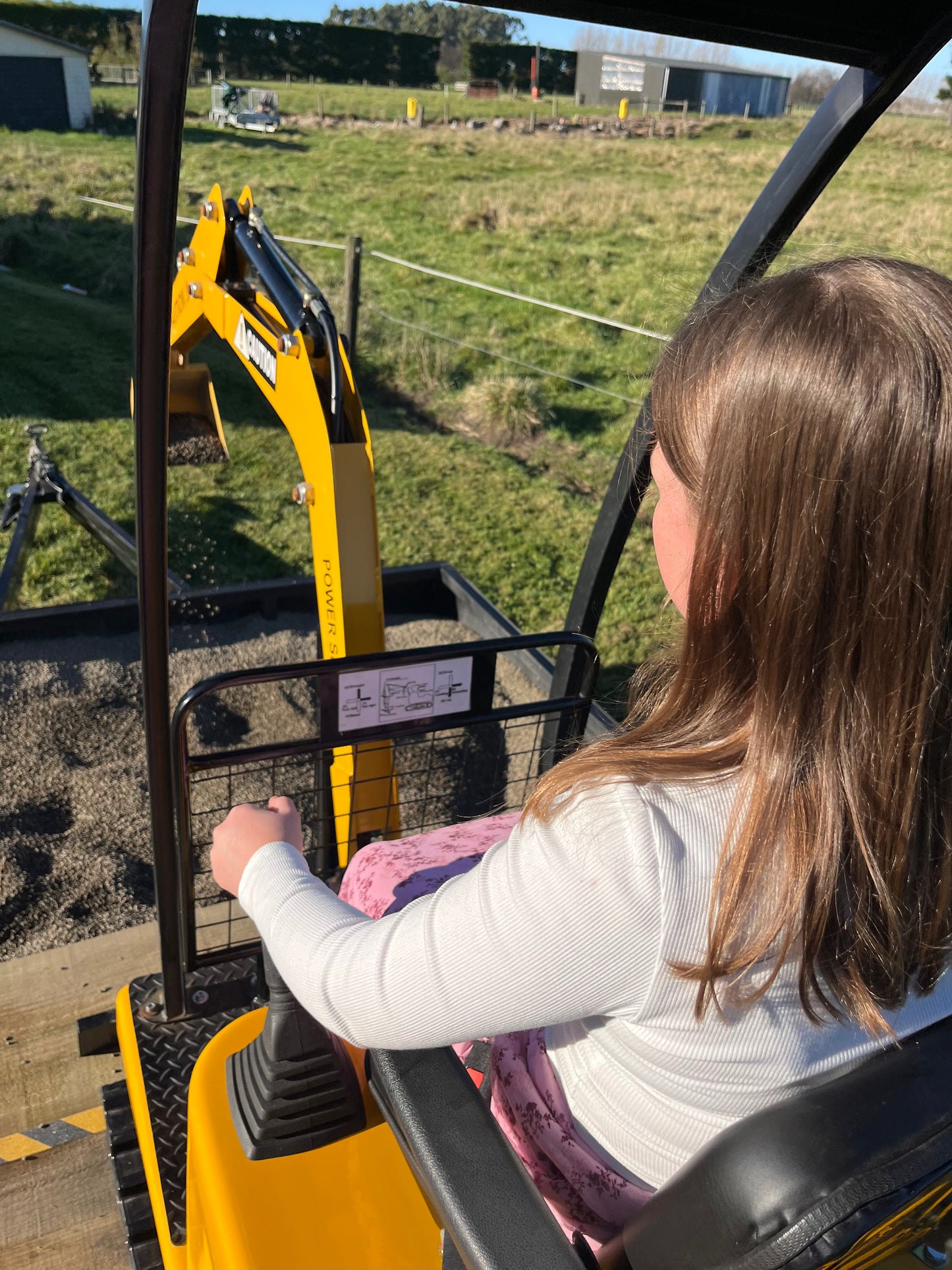 Children's Mini Digger Hire