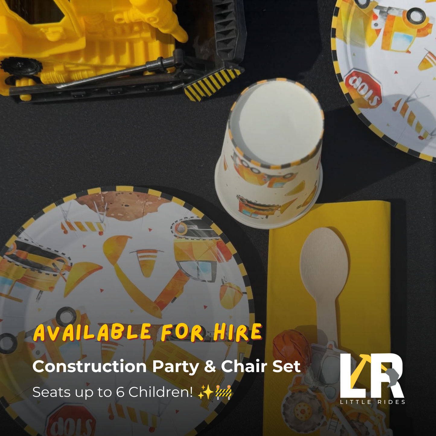 Construction Party Table & Chair Set