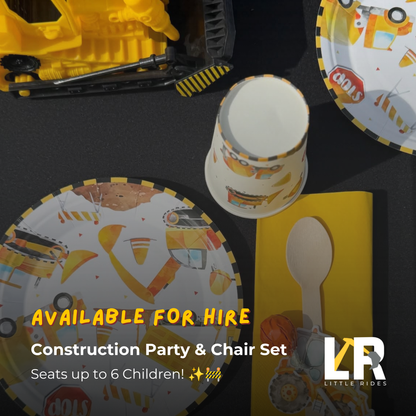 Construction Party Table & Chair Set
