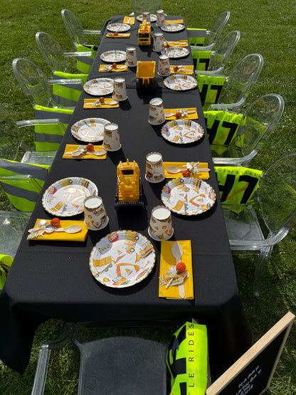 Construction Crew Party Table & Chair Hire
